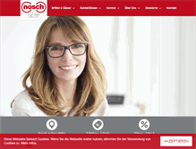Tablet Screenshot of optik-nosch.de